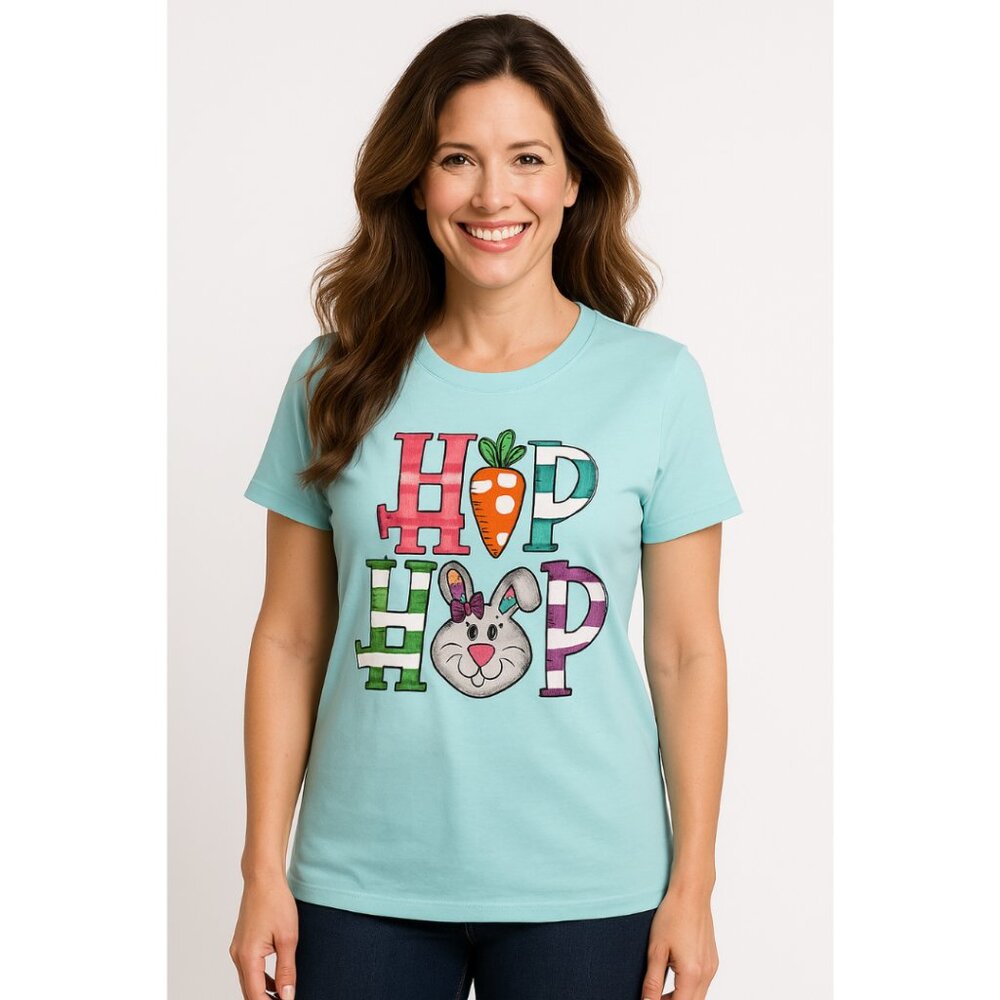 Women's "Hip Hop" Easter Short Sleeve T-Shirt – NWOT – Sizes M & L